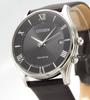 Радиоуправляемые часы Citizen Eco Drive CITIZEN Solar Radio с ремнем из натуральной кожи и сменным ремнем. Внутренний номер продукта AS1060. Мужские. (черный)