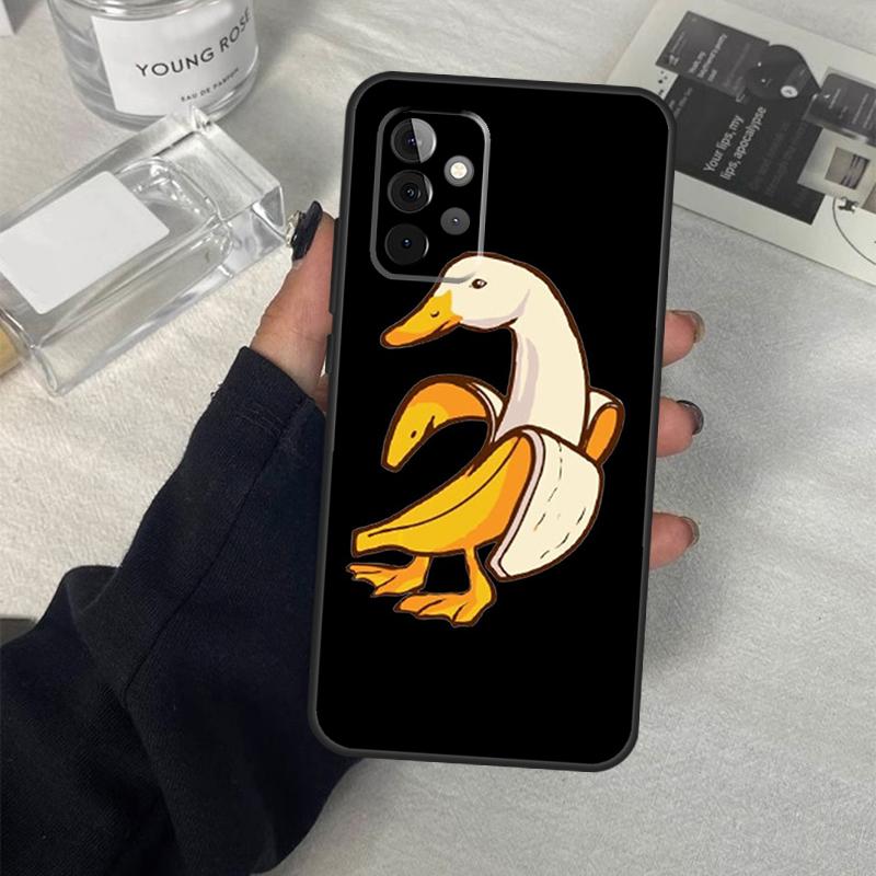 Мемы Мультяшный Смешной Чехол-Банан Для Samsung Galaxy A54 A34 A14 A36 A56 A06 A13 A53 A32 A12 A22 A52 A35 A17 A16 A55 A15