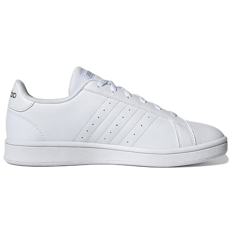 Adidas Grand Court Base White Vision Metallic Women Sneakers Cloud-White Grey-Two GZ8164