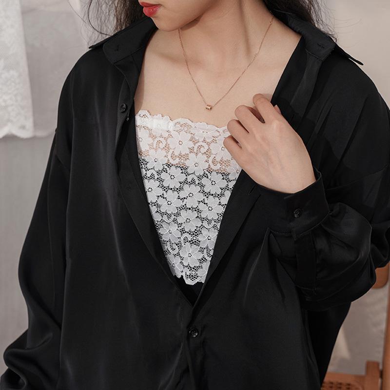 Кружевная накидка с декольте, женская камзол на резинке, легкий бюстгальтер на клипсе, вставка, защитное покрытие для груди, топ-труба