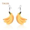 Women Creative Coconut Fresh Fruit Hook Earrings Summer Holiday Party Jewelry Beauty