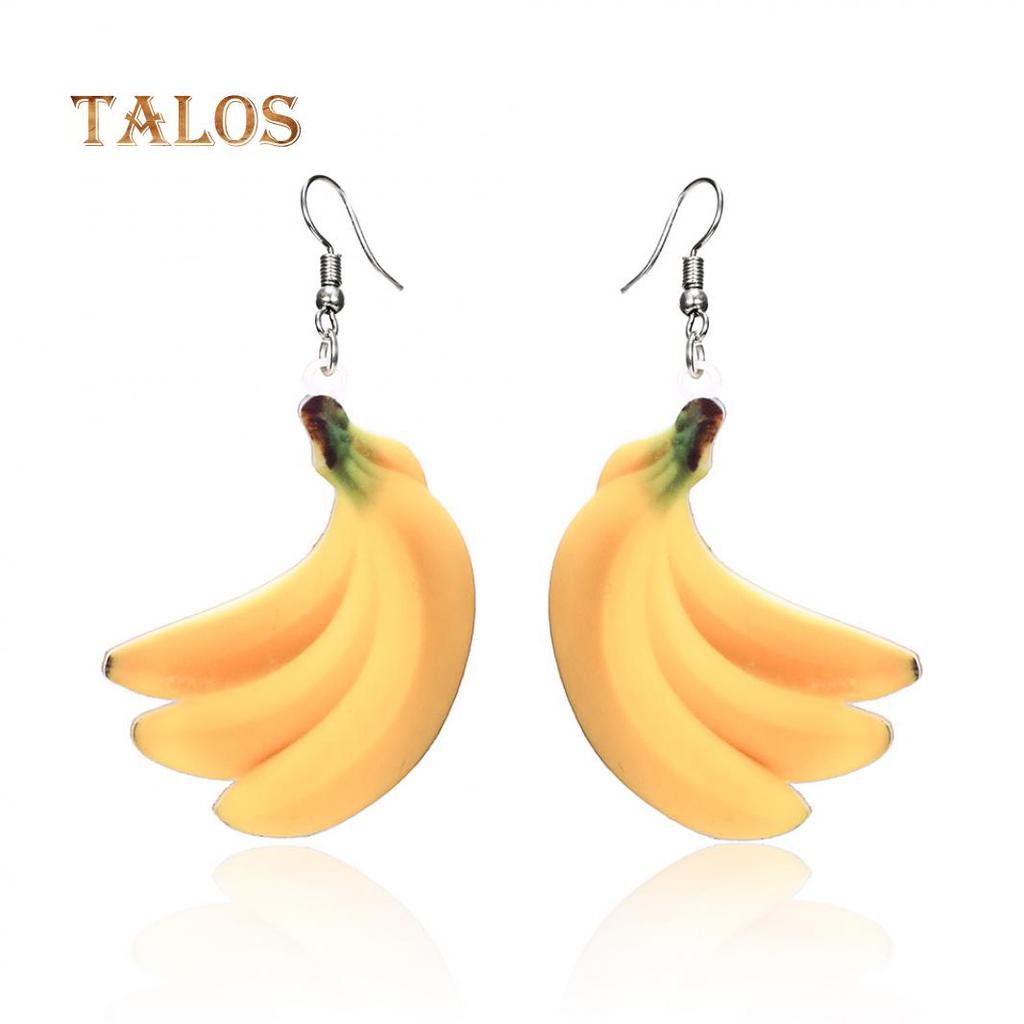 Women Creative Coconut Fresh Fruit Hook Earrings Summer Holiday Party Jewelry Beauty
