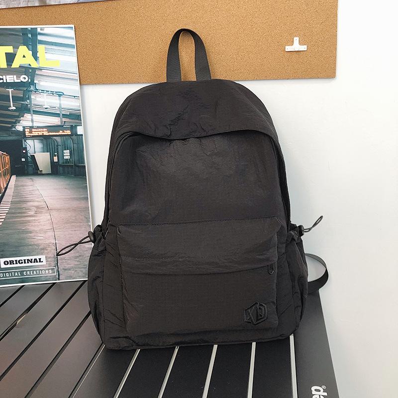 School Bag Korean Version Ins High Value Backpack Early High Birth Girl Casual Simple Commute Versatile Large Capacity