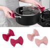 2Pcs Silicone Handle Cover Anti Scald Cooking Oven Glove Creative Kitchen Pot Clip  Kitchen Gadgets