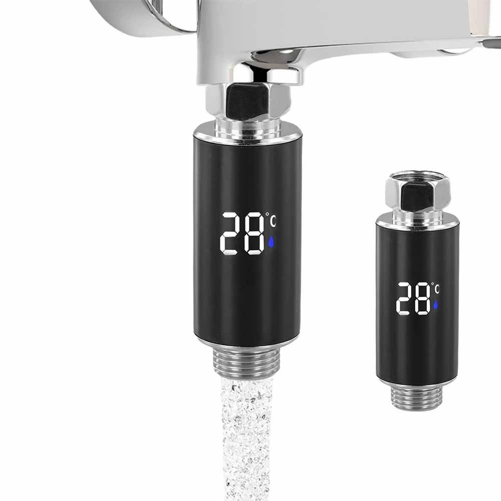 Intelligent Temperature Shower Nozzle Thermometer Hydroelectric Thermometer For Babies