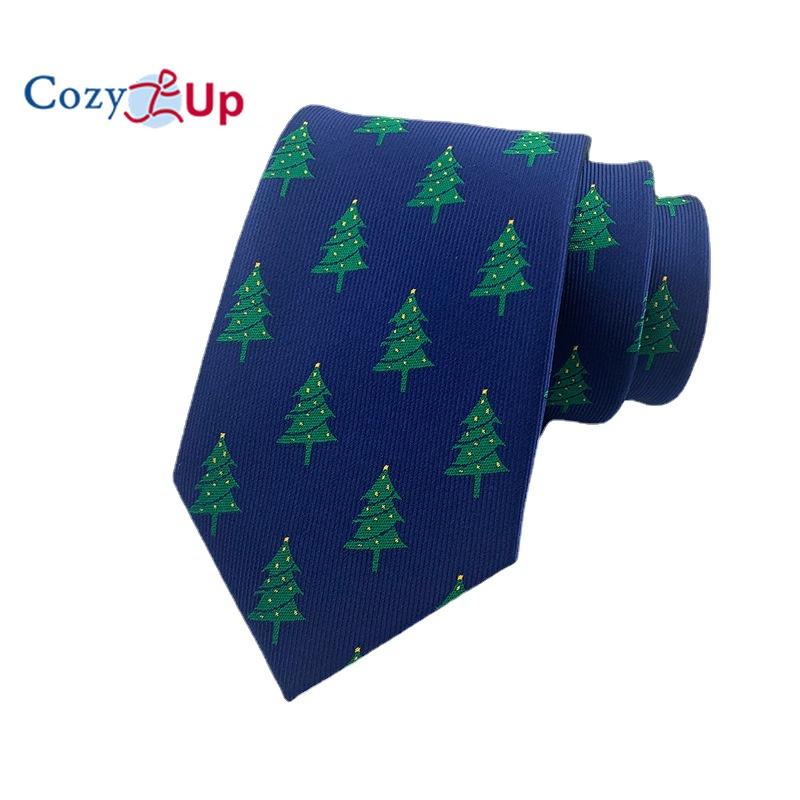 Men Christmas Tie Woven Classic Necktie Formal Tie for Wedding Christmas Gift