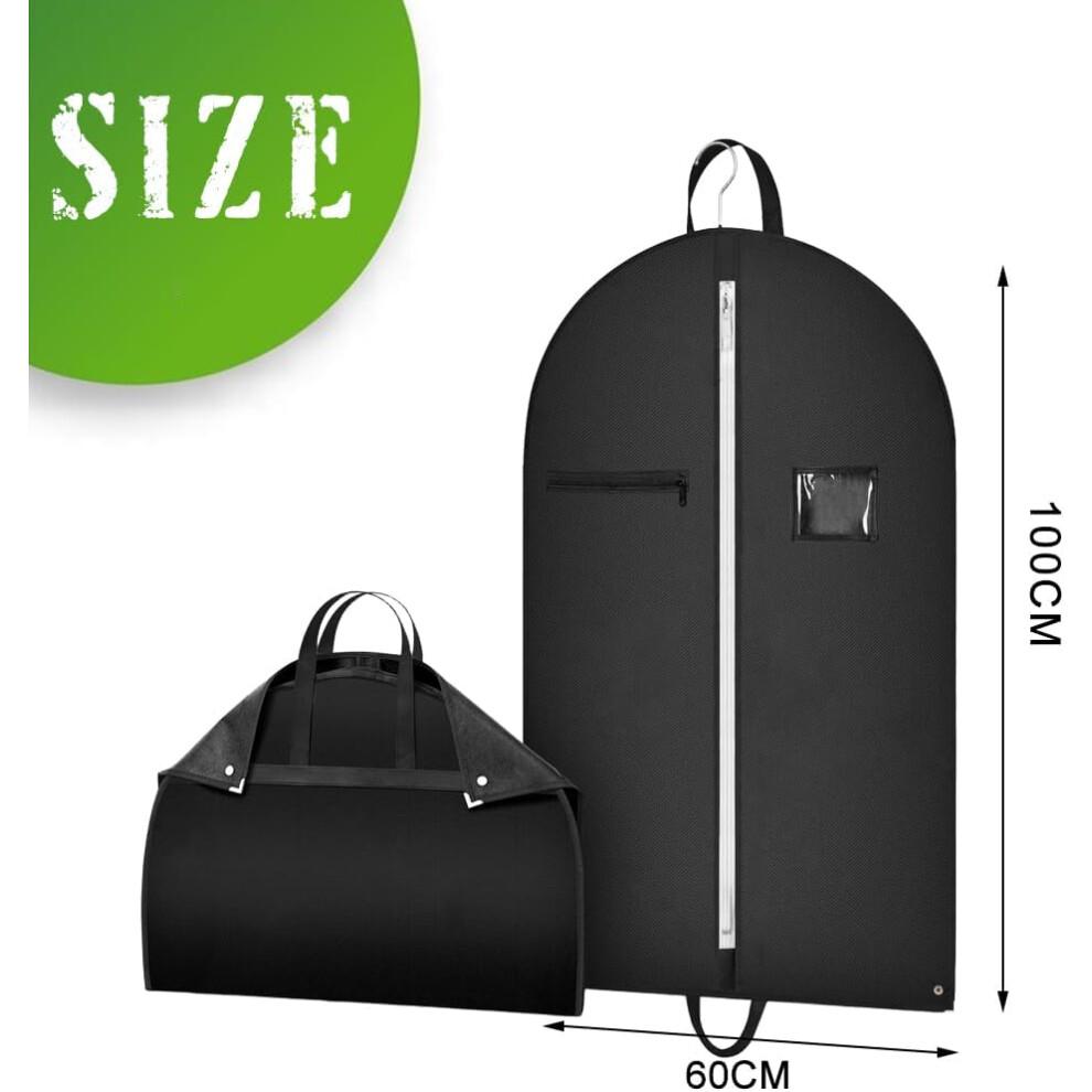 Garment Bag Suit, 100 x 60 cm, HighQuality, Robust, Dustproof,, MoistureResistant