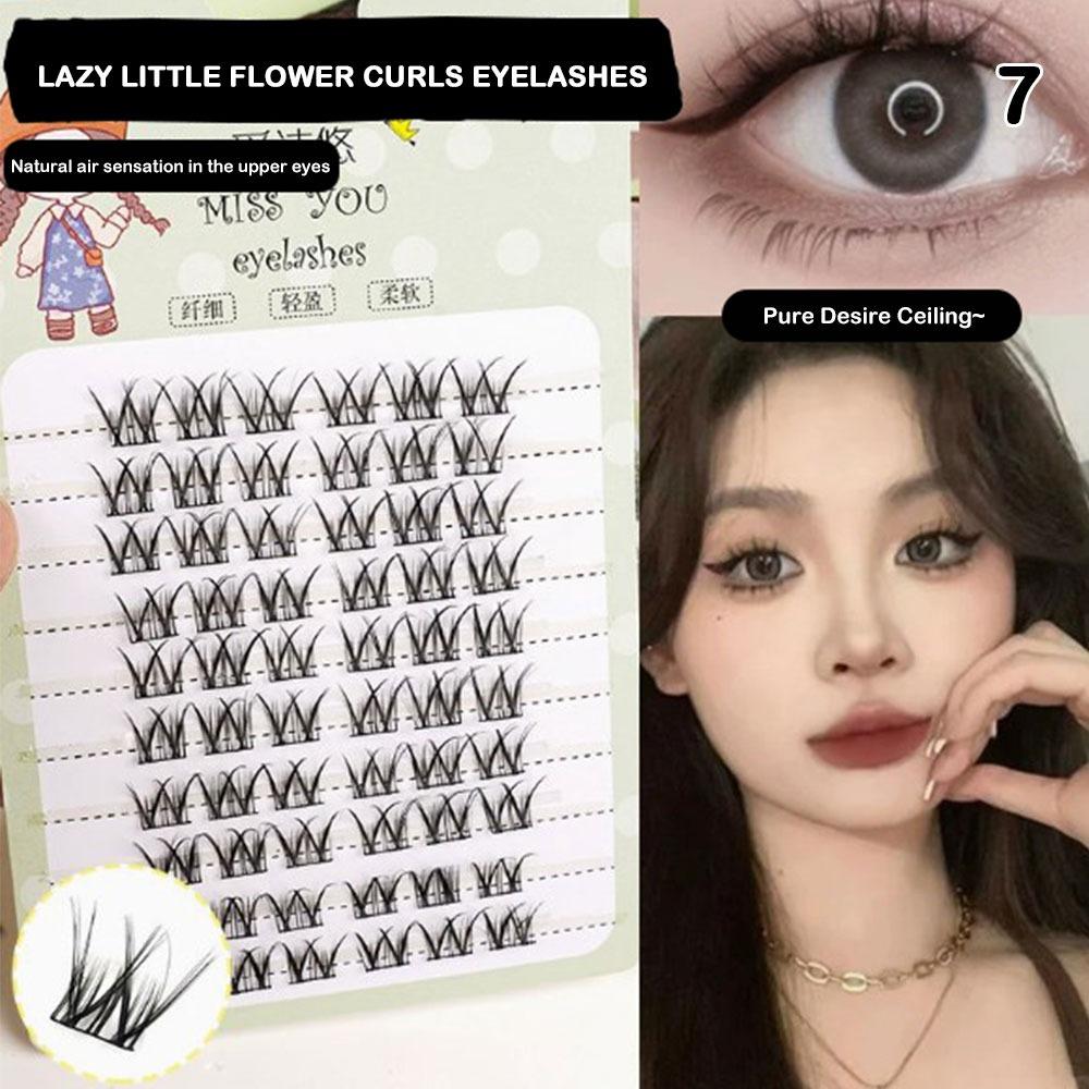 10 рядов накладных ресниц имитация феи аниме ресницы новые натуральные ресницы манга