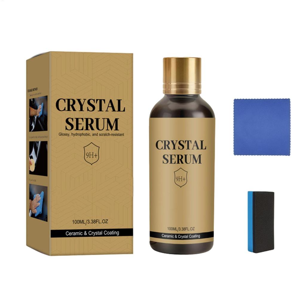 100ml Graphene Ceramic Coating 9H+ Advanced Crystal SerumCar Ceramic Coating Kit Paint Protection High Gloss Easy to Clean