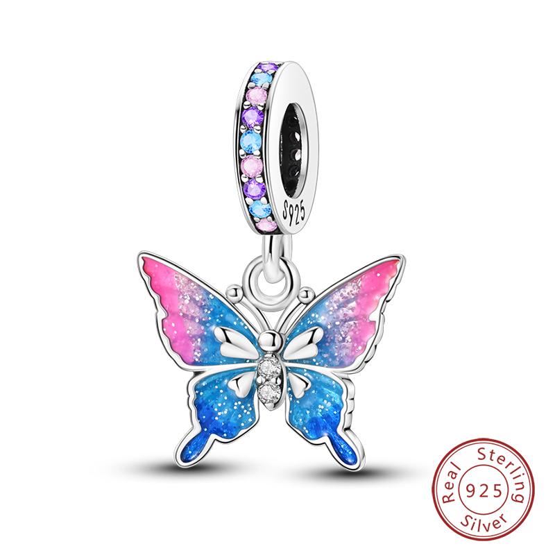 Fit Qikaola Original Bracelet Copper Flower Bird Series Charms Beads For Women Fashion Diy Jewelry Gifts Making