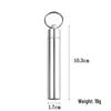 Portable 304 Stainless Steel Toothpick Set with Storage Tube for Oral Care
