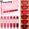 CmaaDu 6 Packing Lipstick, Color Matte, Waterproof, No Color, Not Dipping Cup