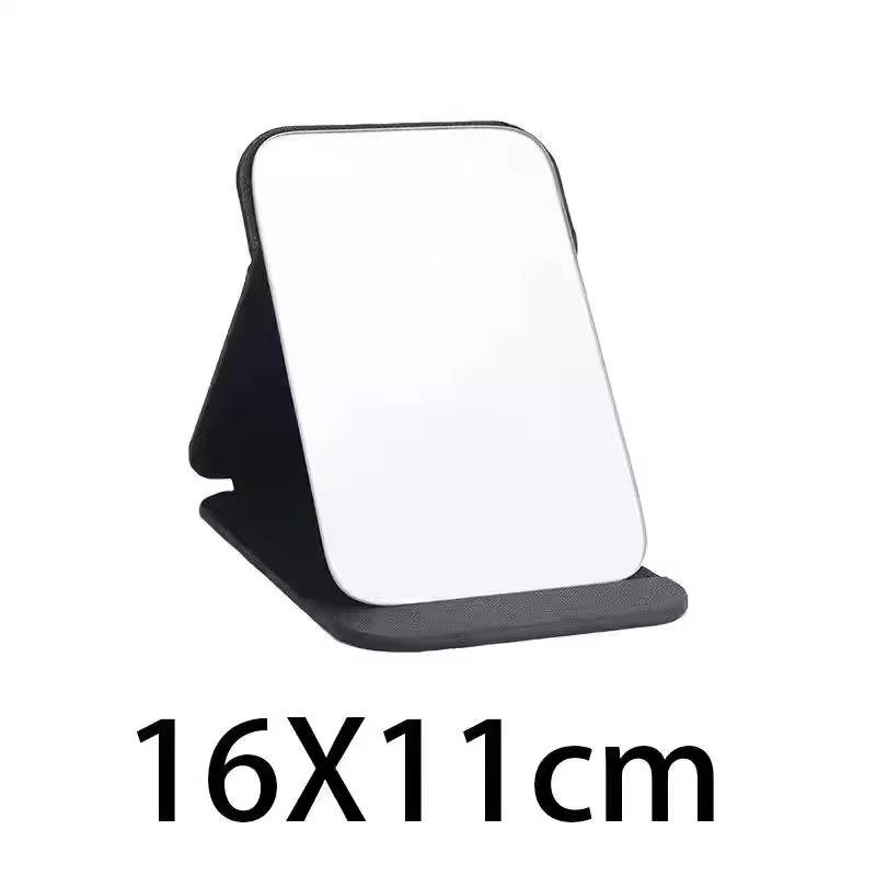 Portable Folding Makeup Mirror for Dorms: Compact for Women & Men, Desktop & Travel-Friendly