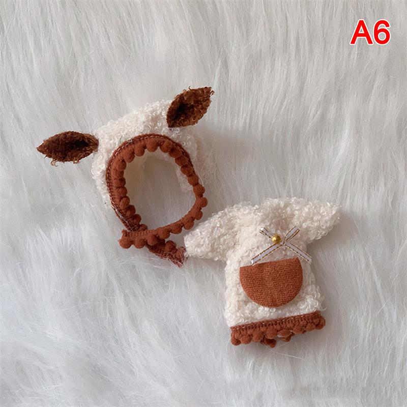 Одежда для кукол 16 см Bjd OB11 Одежда для кукол Шляпа Футболка Шорты 1/8 Аксессуары Костюм Платье Юбка Худи Обувь Наряжать Для девочки