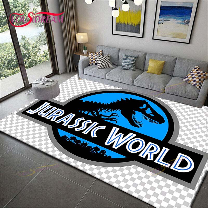 Ковер с динозаврами J-Jurassic Park Декор комнаты Напольные коврики Спальня Коврик для йоги Фотозона Ковер для гостиной Подарок на день рождения Наружный ковер