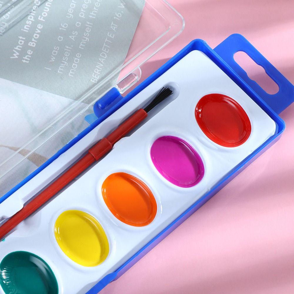 Washable Watercolor Paint Palette 8/12/16 Colors Water Color Paints Watercolor Paint Set  for Kids
