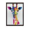Plakat Kolorowa Żyrafa Plakat Kolorowa Żyrafa, 30X40 Cm, Bez Ramy, Płótno Premium Na Blejtramie