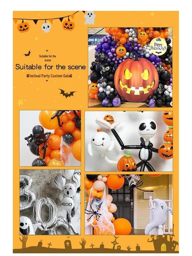 Halloween Hanging Decor: Flags, Flowers, and Ornaments for a Spooky Atmosphere
