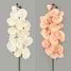 8Heads Artificial Butterfly Orchid Flower for Home Room Garden Decoration DIY Wedding Bouquet Real Touch Silk Phalaenopsis Plant