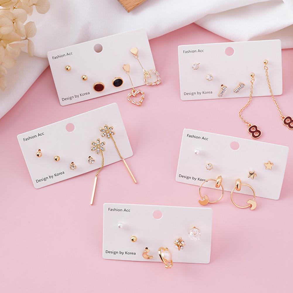 Women Fashion All Match Geometric Temperament Earrings