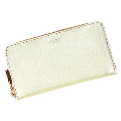 AGILITY affa Long Round 30 Large Holds Many "Tranto" Wallet, Zipper, Pieces, Capacity, Cards, Gold, Silver, Gold, Silver, Womens