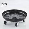 Metal Plant Caddy with Wheels Heavy Duty 360-degree Rolling Plant Dolly Stand Round Wheeled Planter Roller Base for Potted Tree Flower