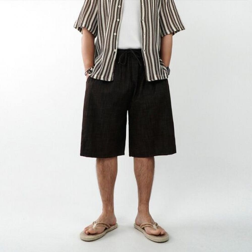 Onl Men S Linen 7 8 Denim Bermuda pantS