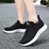 New Women's Shoes Soft Sole Casual Sports Women's Shoes Breathable Single Shoes Flying Weaving Mesh Outdoor Women Running Shoe