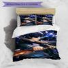 3pcs Solo Leveling Sung Jin-woo2 pattern bedding set duvet cover set includes duvet cover &pillowcases, perfect all season bedroom decoration & gift