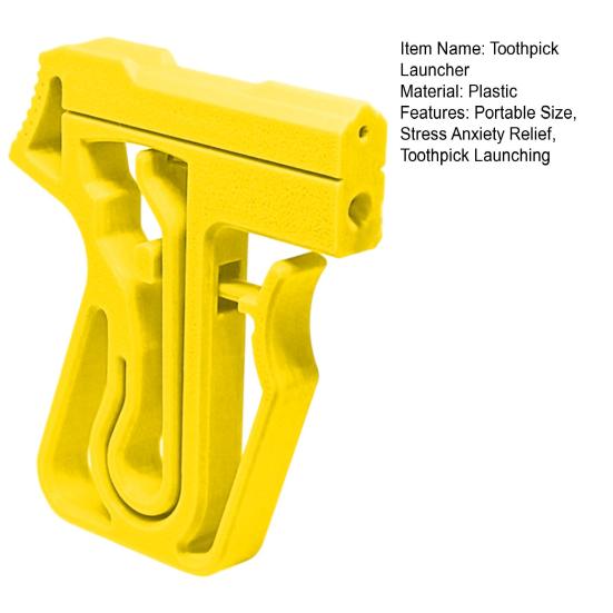Yousheng 3D печатная зубочистка пусковая игрушка портативная снятие стресса тревожности зубочистка стреляющая запускающая игрушка Fidget для детей подростков взрослых подарок