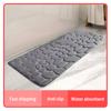 Large Size Bathroom Floor Mat Non-slip Absorbent Bathroom Rug Long Strip Bathtub Floor Mat Home Decor 19.7x47.2in Mat