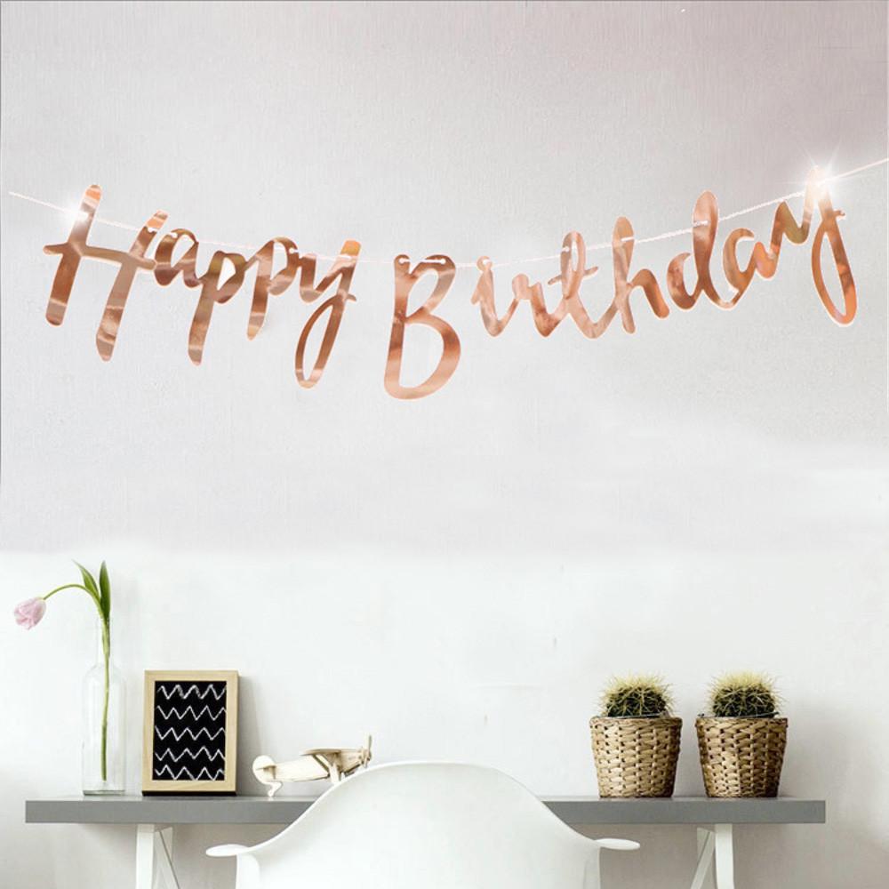 Золото, серебро, с днем рождения, буквенный флаг, баннер, овсянка, гирлянда, украшение для дня рождения, детского душа