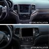Center Console GPS Radio Navigation Cover Trim For Jeep Grand Cherokee -