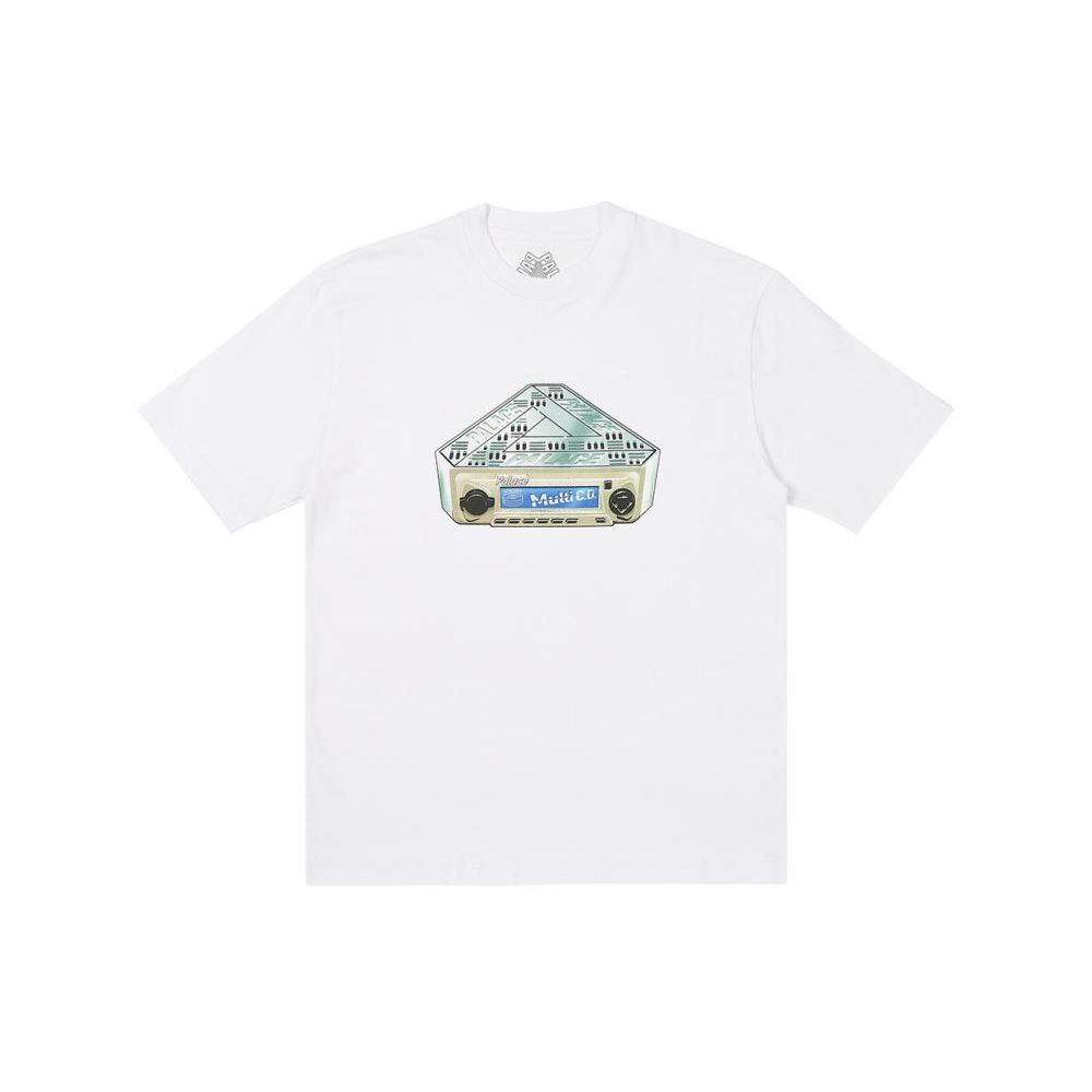 Palace 4:Футболка 20 Am Белые топы унисекс P26TS018