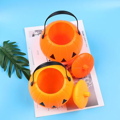 Ведро-тыква для конфет на Хэллоуин, держатель для ведерка, мини-корзина, подарок на Хэллоуин, реквизит для украшения дома