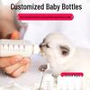 Pet Feeding Kit: Soft Nipple Bottle for Newborn Kittens and Puppies