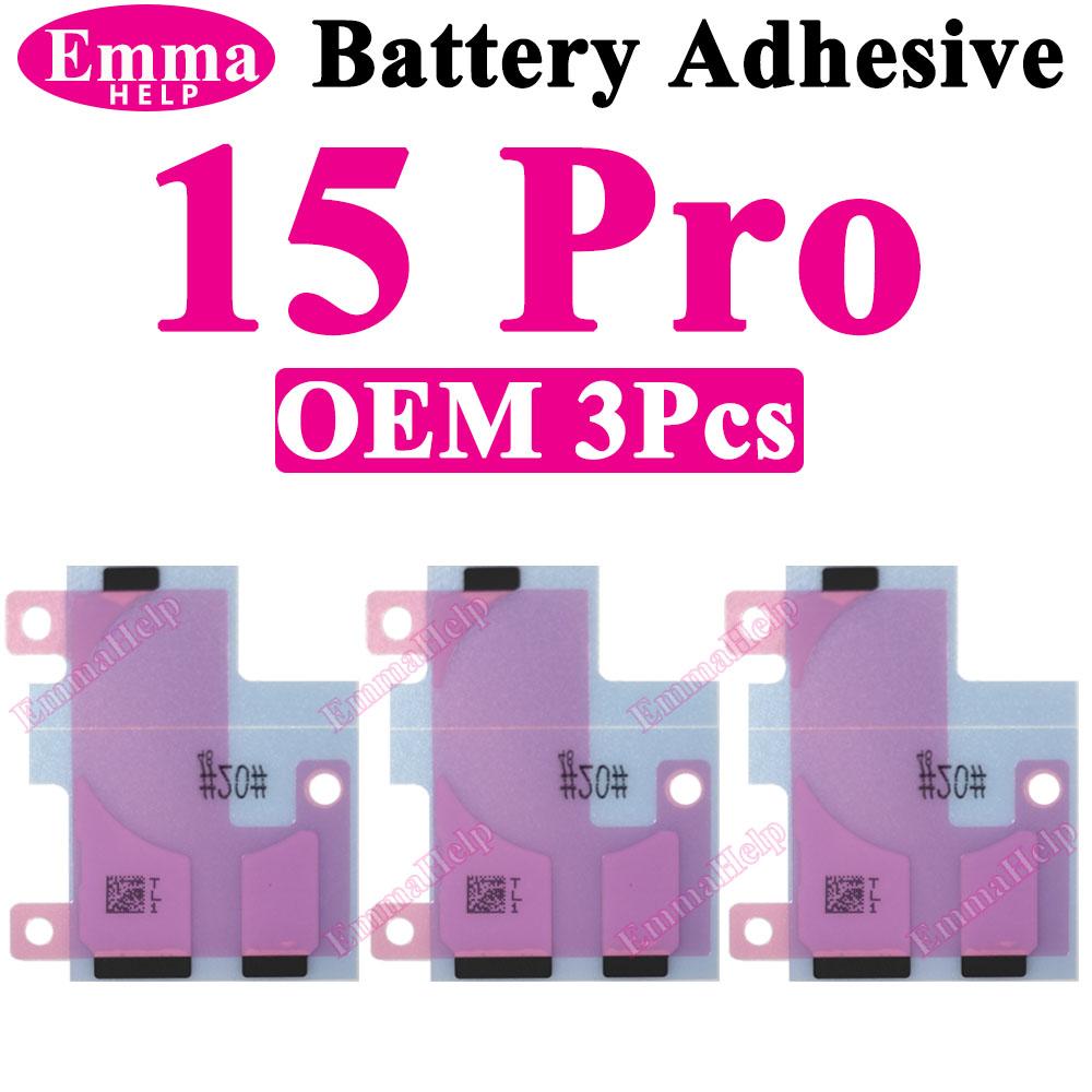 3 шт. Клейкая наклейка на аккумулятор для iPhone 13 14 15 16 Pro Max 14 Plus 11Pro 12 Mini 13Pro Запасные части клейкой ленты для аккумулятора