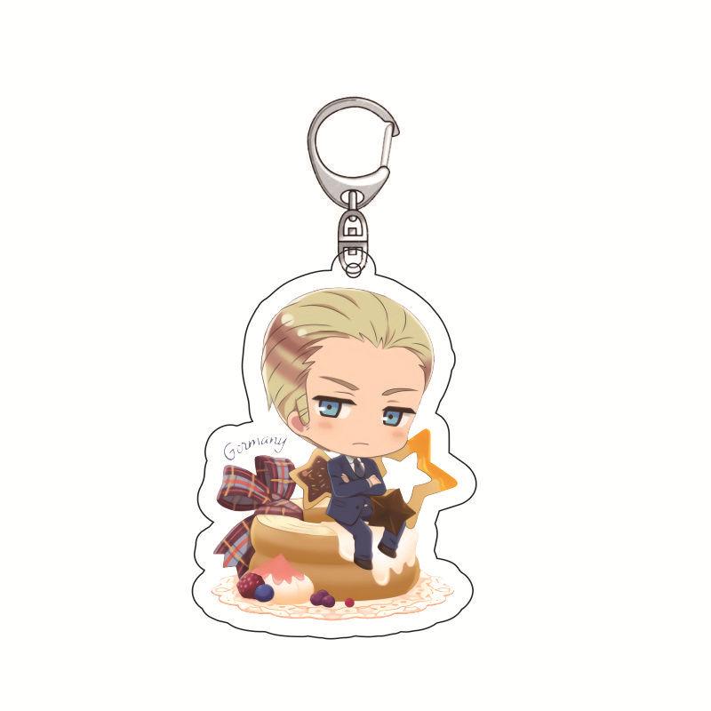 Hetalia Союзники Аниме Акриловый Брелок Прозрачный Артур Керкленд Англия Британский Джентльмен Двусторонний Подвеска Ключница Великобритания Носимый Мини Легкий