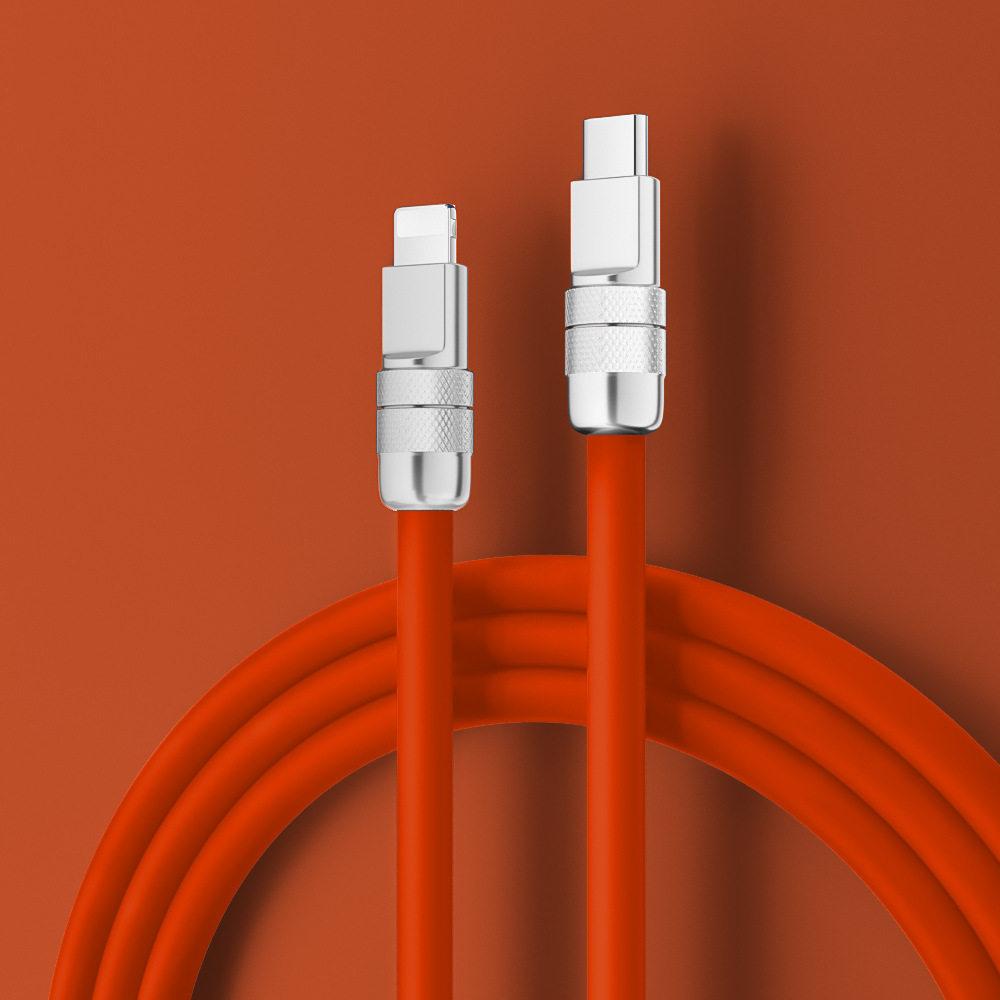 240W PD USB-C Liquid Silicone Fast Charging Data Cable Compatible with iPhone 17 for -Customizable