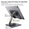 Meewoo Tablet Stand 360°Rotate for Foldable iPad Stand Height Adjustable Tablet Holder for 4-12.9in