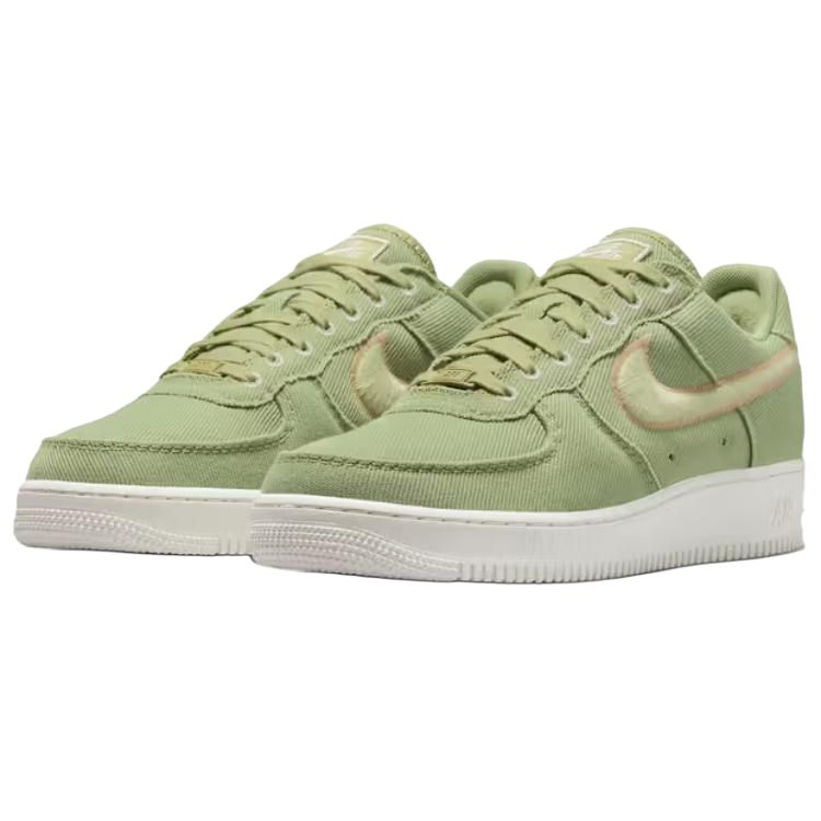 Nike Air Force 1 Low Canvas Pack - Dusty Olive Мужские кроссовки Зеленый Оливковый-Аура Конопля HV1204-300
