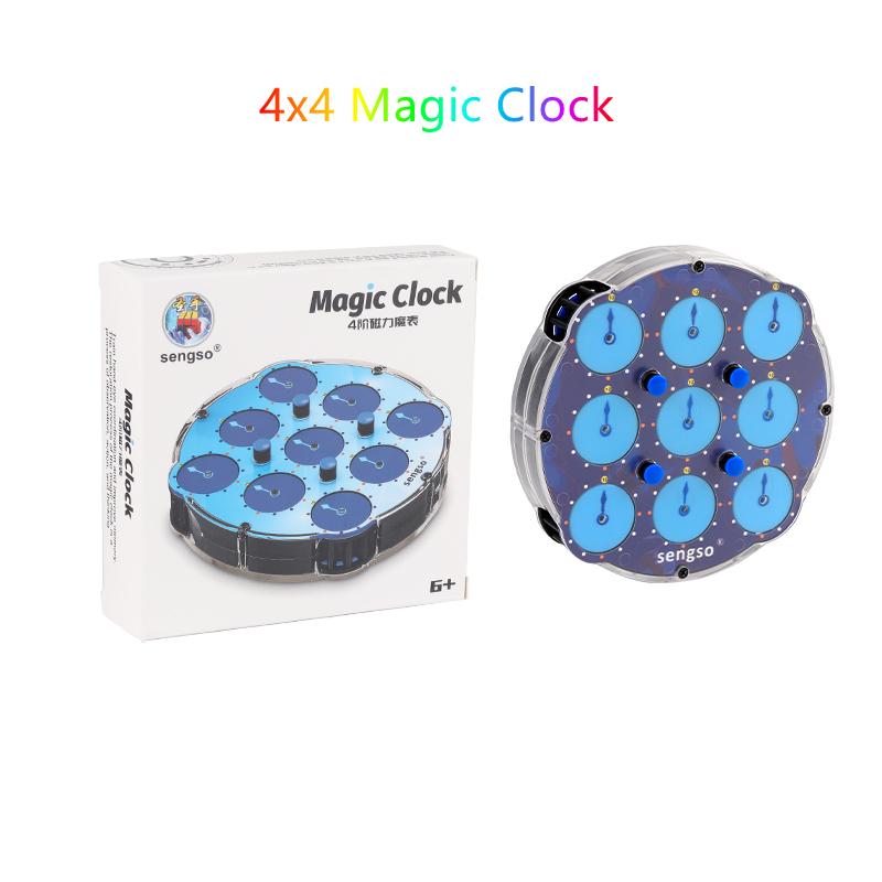 Magnetic Magic Clock 3x3x3 Magic Clock 4x4 Magic Clock 5x5 Magic Clock 3x3 Magic Cube Clock Magnetic Speed Cube Clock Toy