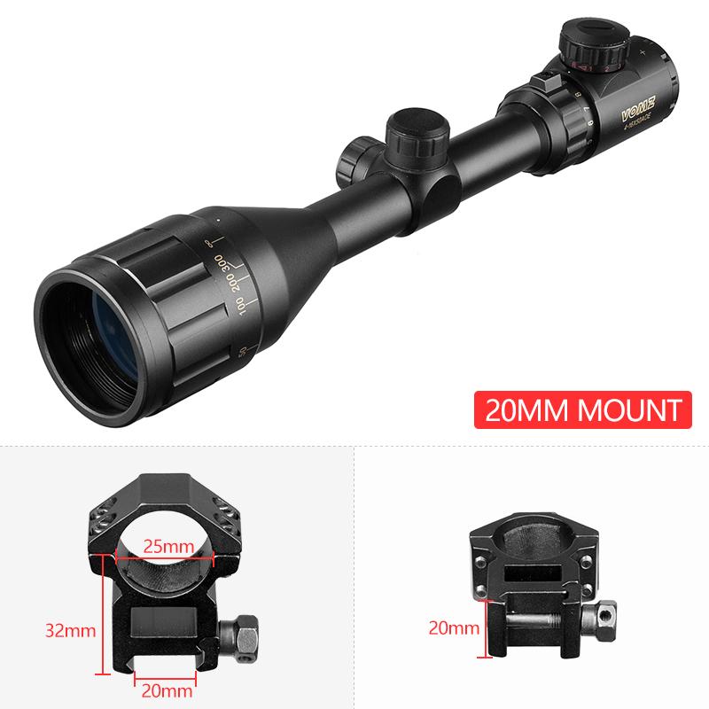 4-16X50 Tactical Optics Cross Sight Green Red Illuminated Riflescope Hunting Rifle Scope Sniper Airsoft Air Guns Rangefinde