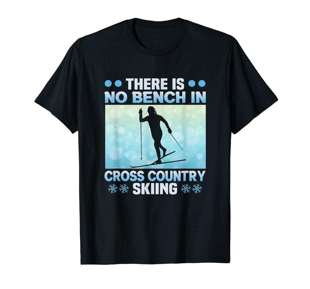 Biathlon Cross Country Skiing No Benches T-Shirt