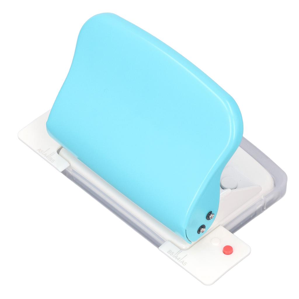 Paper Binding Machine Handheld Portable Spiral Binder A4 A5 A6 A7 Coil Book Round Hole Puncher School Home Light Blue