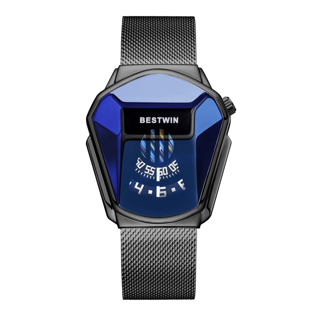 BESTWIN Мужские кварцевые часы из сплава с бриллиантами - Модные парные часы