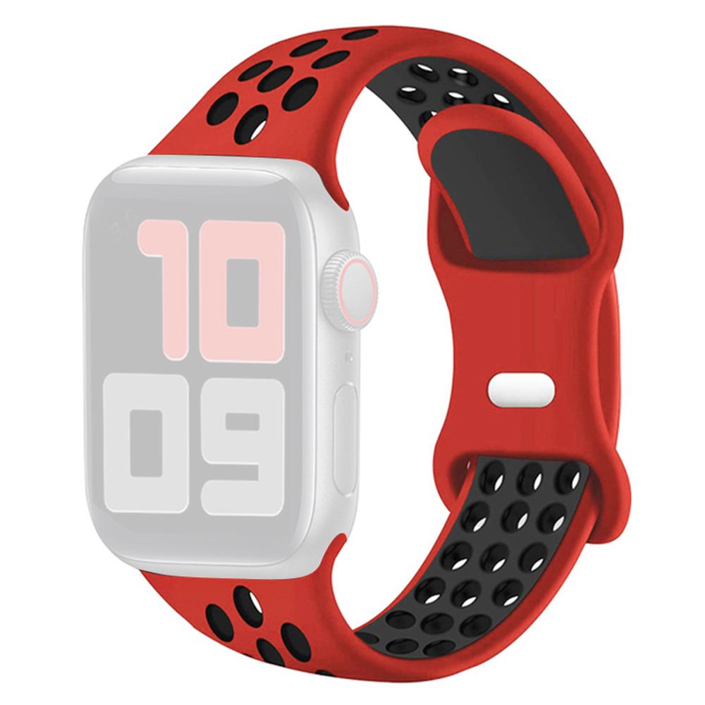 KALEBOL Для Apple Watch 10 46мм/Ultra 2/Ultra 49мм/9 8 7 45мм/SE (2023) SE (2022) SE 6 5 4 44мм/3 2 1 42мм Силиконовый ремешок для часов
