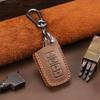 Car Key Bag Suitable for Old Toyota Models Crazy Horse Leather Handmade Car Key Bag Cover