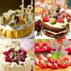 Gold Number Birthday Numeral Candles Number Cake Decor for Adults/Kids Party