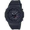 Мужские аналогово-цифровые часы Casio G-Shock GA-2100-1A1 Полностью черные с защитой Core Guard из карбона [Б/У]